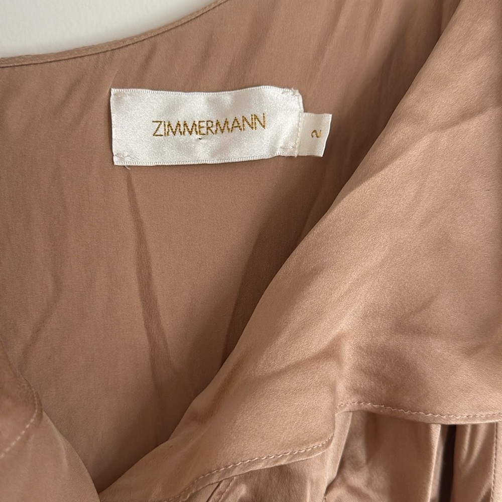 Zimmermann Asymmetric Silk Dress - Picture 6 of 14